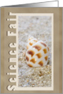 Seashell Science Fair Congratulations card
