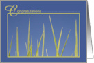 Grass Blades Science Fair Congratulations card