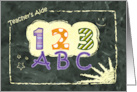 Teacher’s Aide Chalkboard Teacher Appreciation Day card