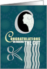 Making the Cut Congratulations Hair Donation card