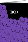 Boo Bats and Spider Web Halloween card