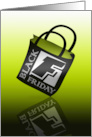 Reflection Shopping Bag Black Friday card