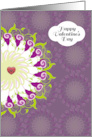 Heart and Array of Roses Happy Valentines Day card