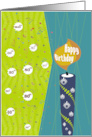 Lit Candle and Confetti 80th Happy Birthday card