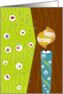 Icon Confetti Happy Birthday card