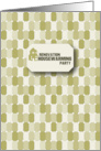 Tile Backsplash Renovation Housewarming Party card