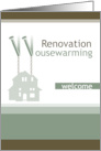 Nails and House Renovation Housewarming Party Invite card