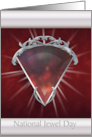 Rendered Grey Leaf for National Jewel Day card