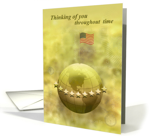 Throughout Time Gold Star Mother's Day card (1017697)