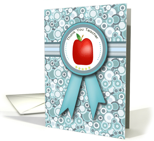 Apple Thank You Teacher card (1035197)