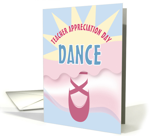 Dance - Happy Teacher Appreciation Day card (1040849)