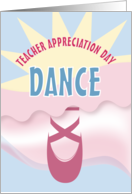 Dance Happy Teacher Appreciation Day card