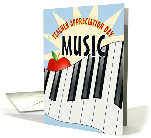 Music Happy Teacher Appreciation Day card (1040867)