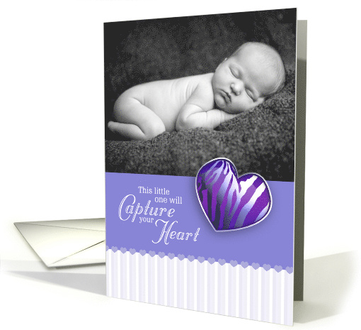 Capture Heart Photo Card Baby Announcement card (1042477)
