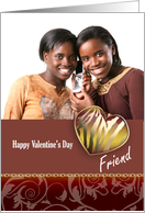 Gem of Friend Photo Valentine’s Day Card