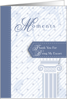 Moments Thank You Aisle Escort card