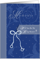 Moments Will You Be My Ring Bearer card