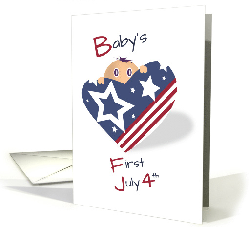 Heart of Stars and Stripes First July 4th card (1092704)