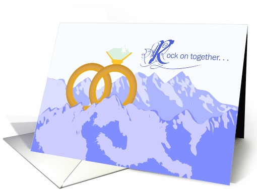 Mountain Heights Wedding Congratulations card (1115044)