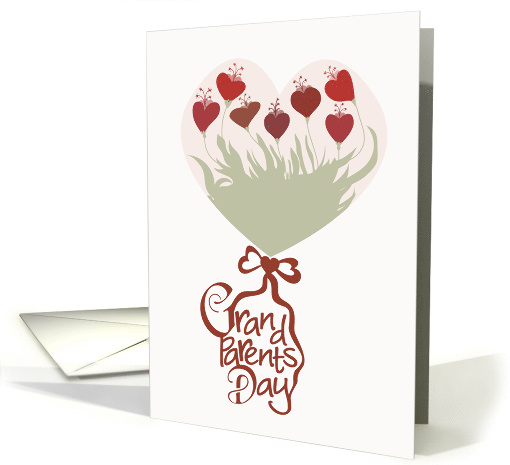 Heart Bouquet Grandparents Day card (1123204)