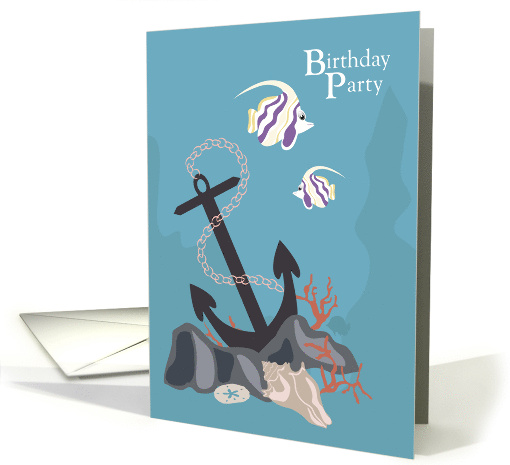 Anchor Some Fun Birthday Party Invitation card (1145344)