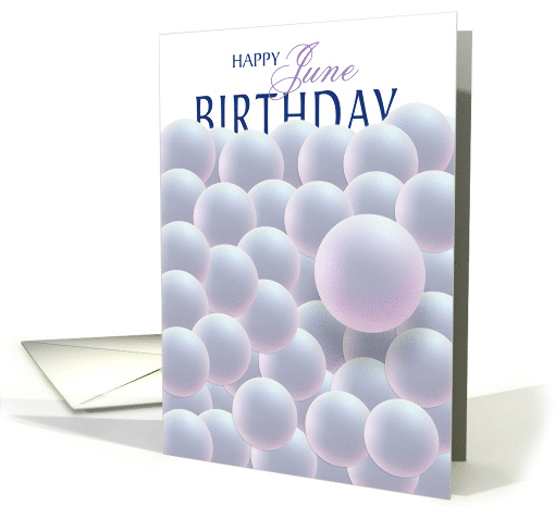 Pile of Rendered Pearls for June Birthday card (1146428)