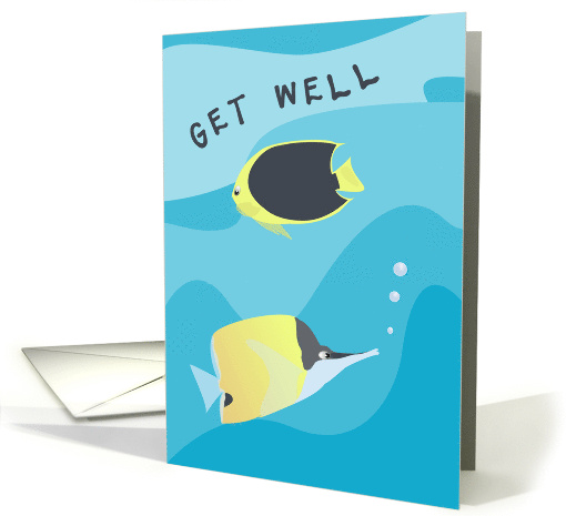 Tropical Reef Fish Get Well card (1151372)