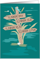 Lunker Waterway Sign...