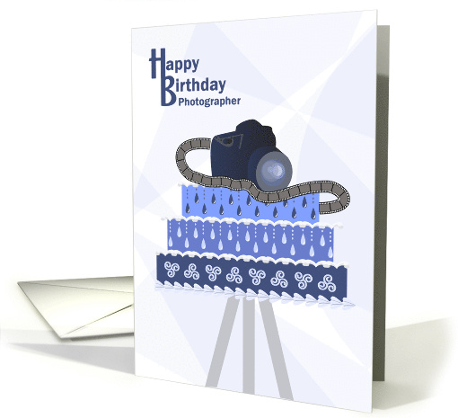 Camera and Film Photographer Happy Birthday card (1175792)