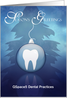 Ornament with Tooth Season’s Greetings card