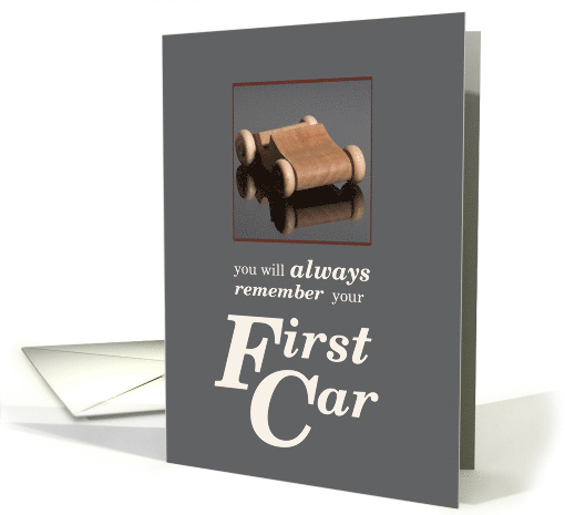 First Car Driver's License Congratulations card (1188216)