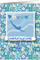 You Made Swim Team Congratulations card