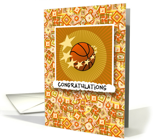 Stars Made Basketball Team Congratulations card (1215388)