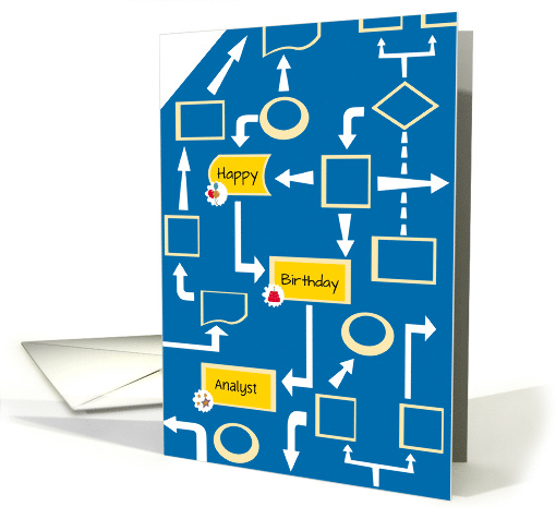 Custom Flow Chart Happy Birthday card (1215394)