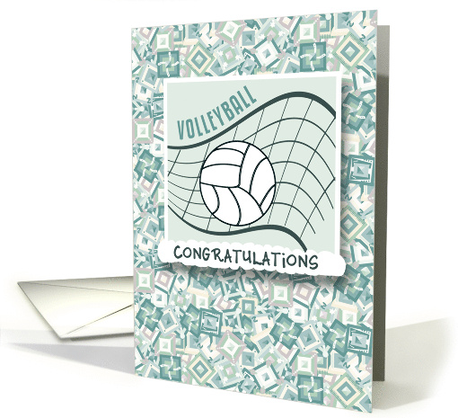Made Volleyball Team Congratulations card (1215768)