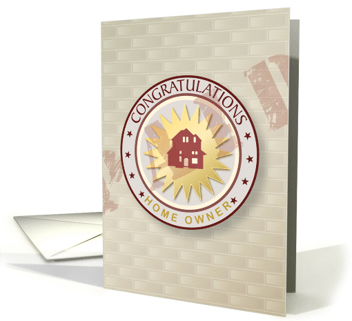 Home Owner Paid Mortgage Congratulations card (1231622)