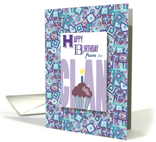 Cupcake From Clan Happy Birthday card (1265280)