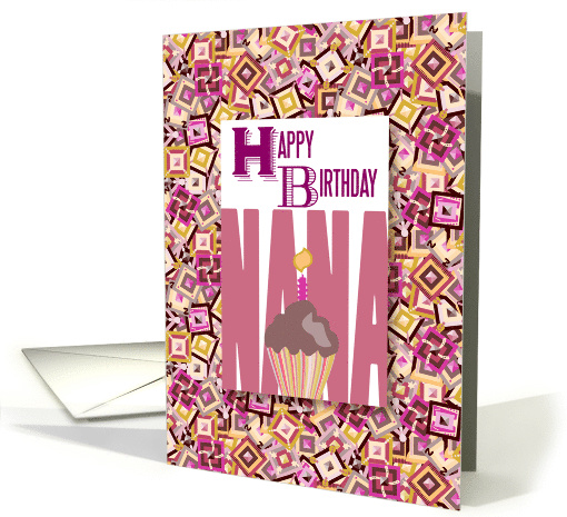 Cupcake For Nana Happy Birthday card (1265304)