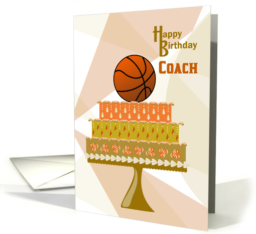 Basketball Coach Happy Birthday card (1267300)