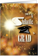 Stellarific Grad Graduation Congratulations card