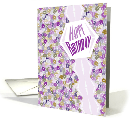 Illustrated Beads Happy Birthday card (1295486)