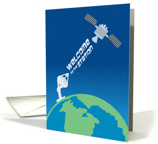 Satellite Welcome to the Station Team Member card (1327848)