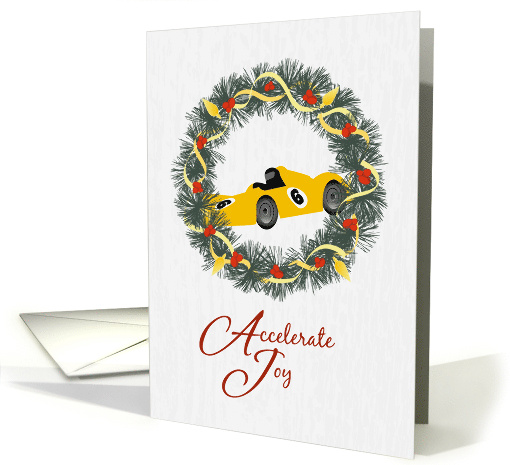 Accelerate joy Motorsports Happy Holidays card (1331288)