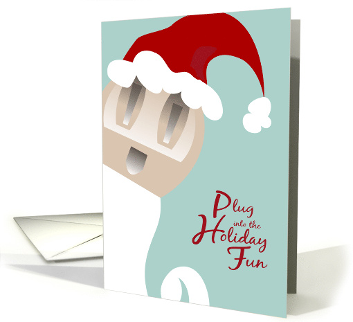 Santa Receptacle Happy Holidays card (1332566)