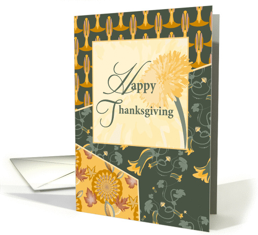 Bountiful and Beautiful Thanksgiving Day card (1335536)