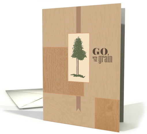 Go with the Grain Happy Father's Day card (1361648)