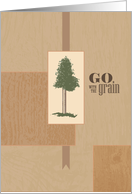 Go with the Grain Happy Father’s Day card