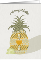 Pineapple Housewarming Invitation card