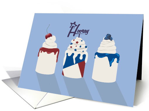 Sweet Hooray Independence Day card (1384114)