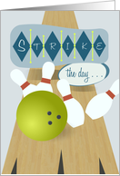 Bowling Lane Father’s Day card